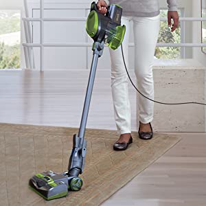 Shark CS110GN Corded Stick Vacuum, Ultra-Light, Converts to Handheld, Good for Pet Hair, Green