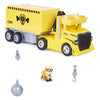 PAW Patrol, Rubble 2 in 1 Transforming X-Treme Truck with Excavator Toy, Crane Toy, Lights and Sounds, Action Figures