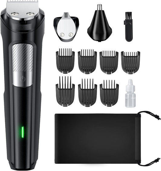 Beard Trimmer Hair Clipper for Men, All-in-One Men’s Grooming Kit