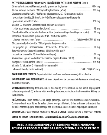 BiologicVET BioJOINT Joint and Connective Tissue Formula for Dogs and Cats, 1600 g