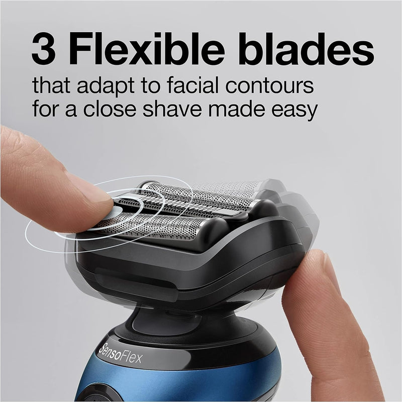 Braun Electric Razor for Men, Series 6 6020s SensoFlex Electric Foil Shaver