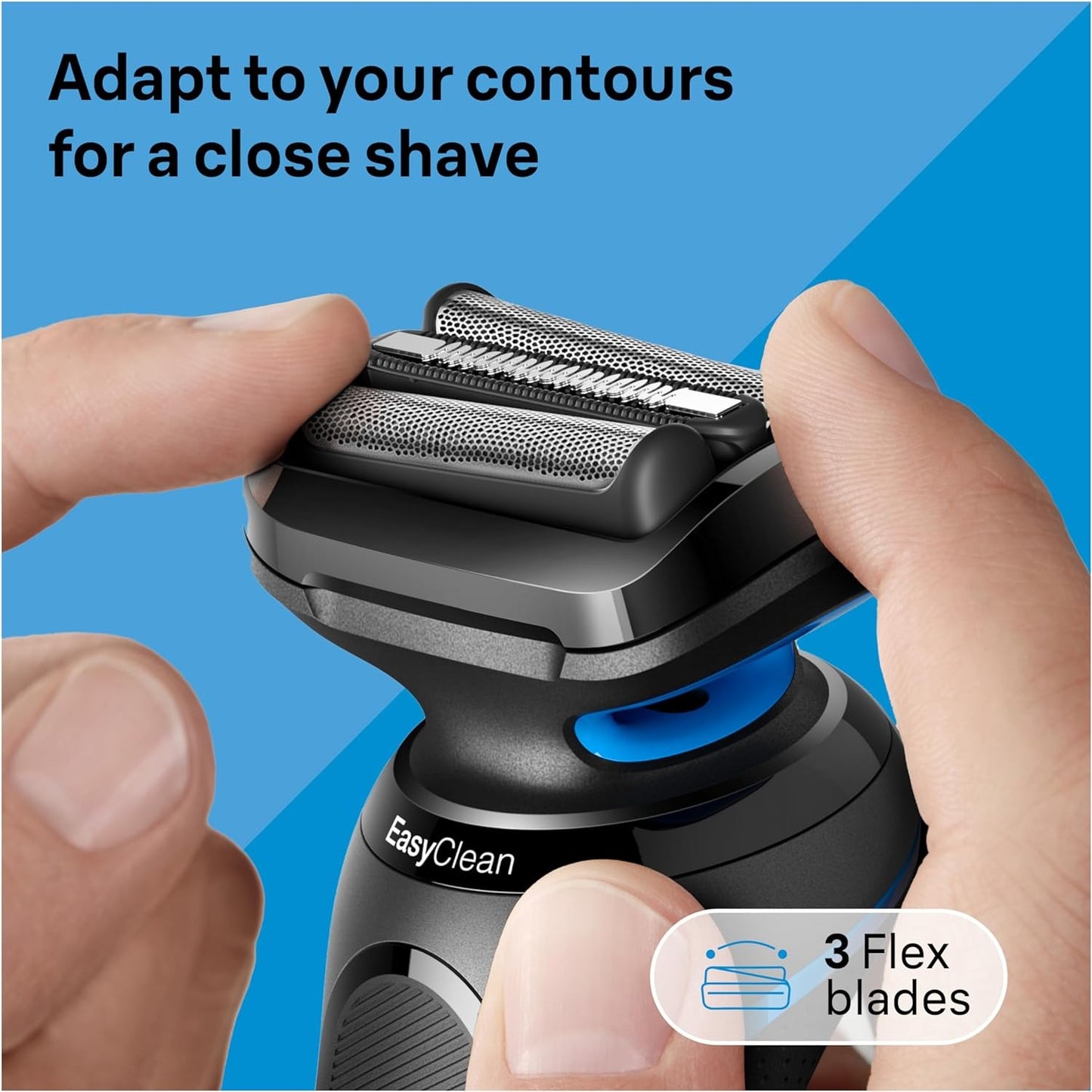 Braun Electric Shaver Kit for Men Series 5 5118s, Wet & Dry Turbo Shaving Mode