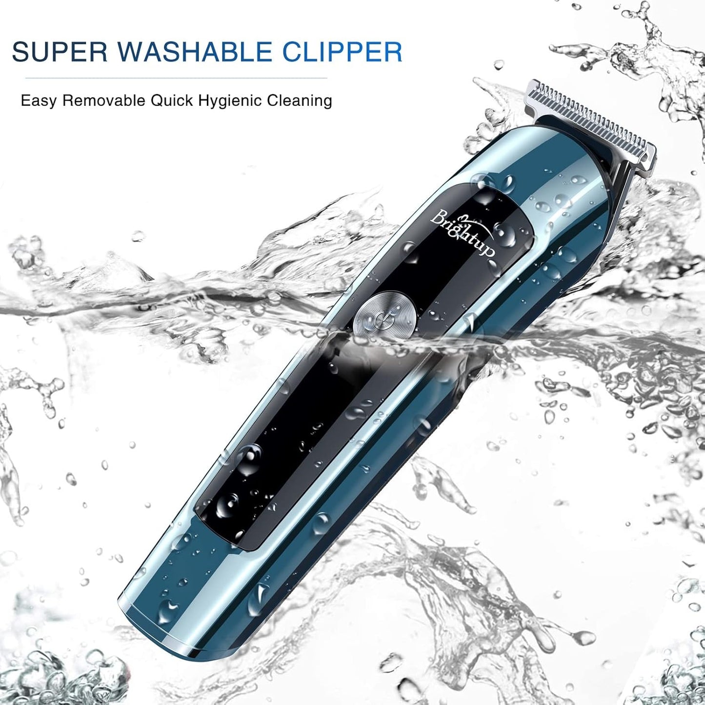 Brightup Beard Trimmer, Electric Razor Hair Trimmer for Men