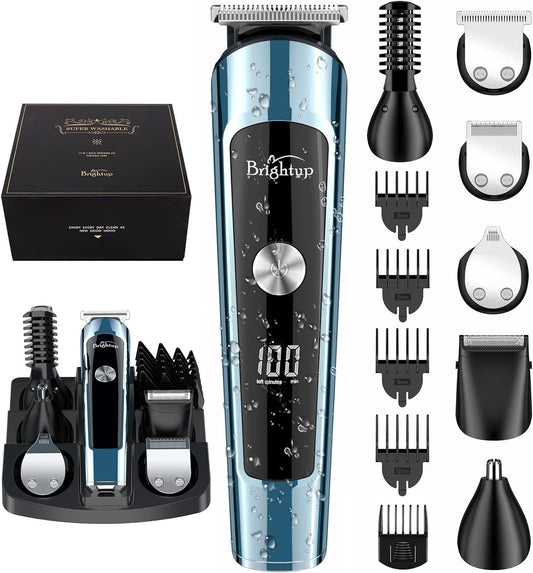 Brightup Beard Trimmer, Electric Razor Hair Trimmer for Men