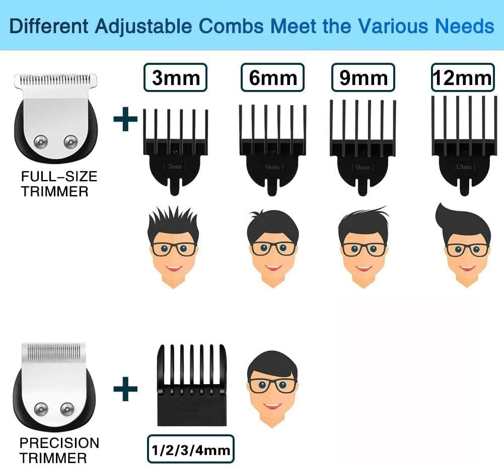 Brightup Beard Trimmer, Electric Razor Hair Trimmer for Men
