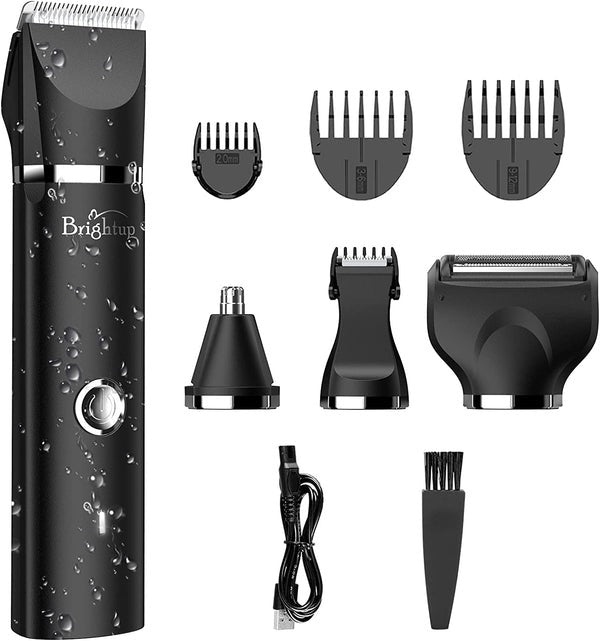 Brightup Body Hair Trimmer for Men | Wet & Dry