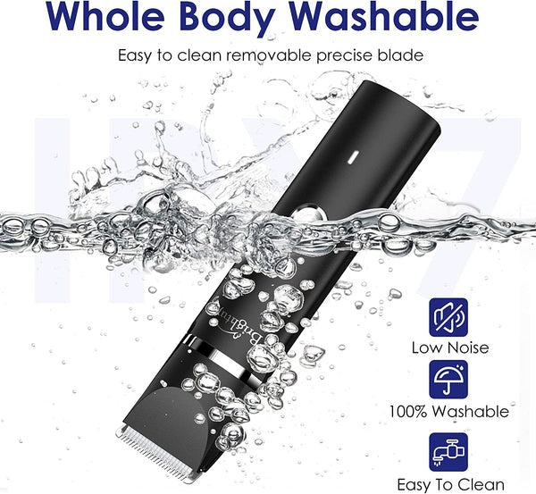 Brightup Body Hair Trimmer for Men | Wet & Dry