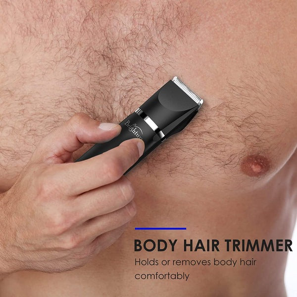 Brightup Body Hair Trimmer for Men | Wet & Dry
