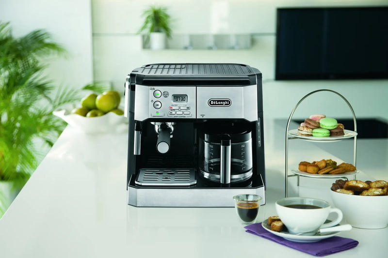 De'Longhi All-In-One Pump Espresso and Drip Coffee Machine with Advanced Cappuccino System