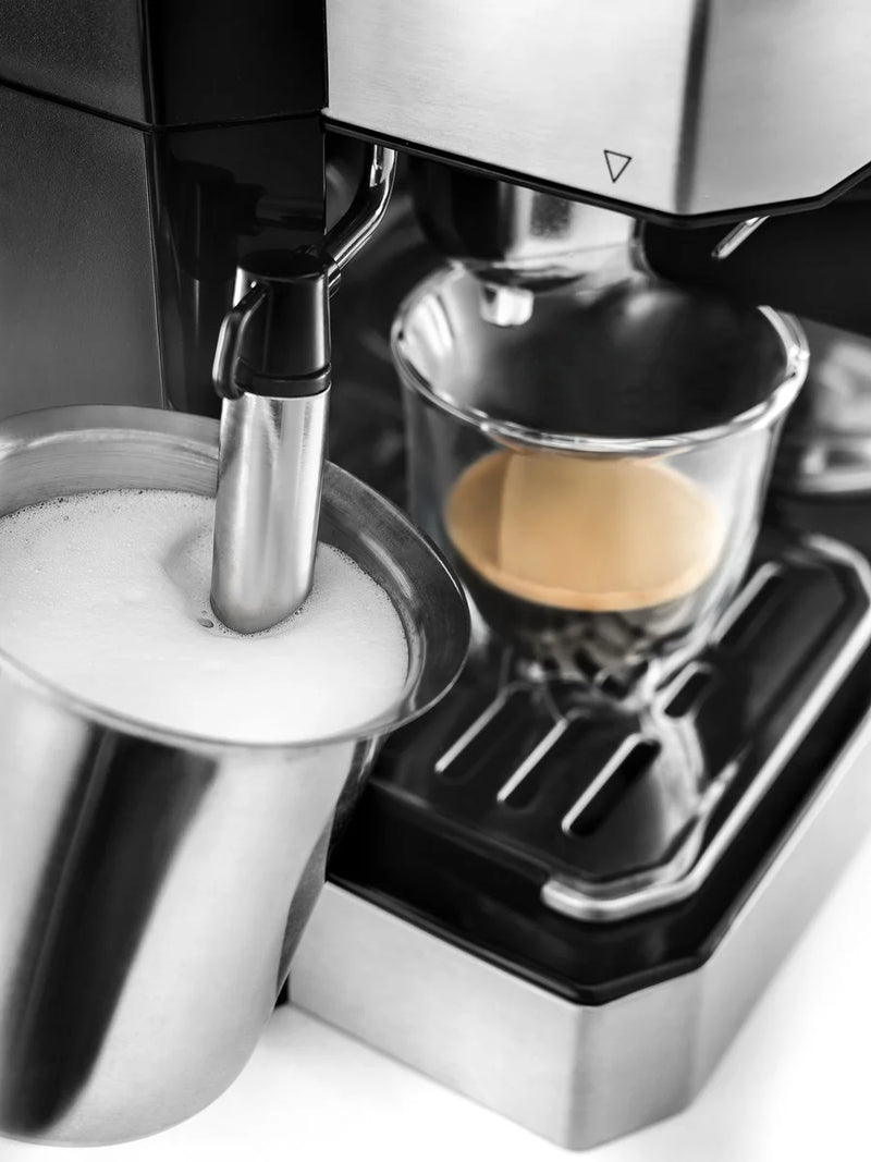 De'Longhi All-In-One Pump Espresso and Drip Coffee Machine with Advanced Cappuccino System