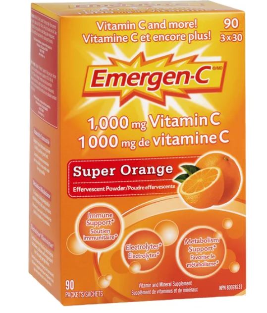 Emergen-C Super Orange, 1000mg Vitamin C