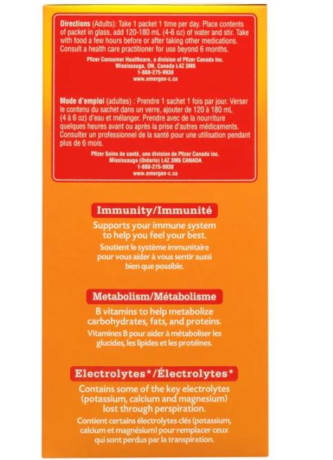 Emergen-C Super Orange, 1000mg Vitamin C