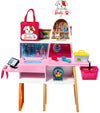 Barbie Doll and Pet Boutique Playset with 4 Pets and Accessories