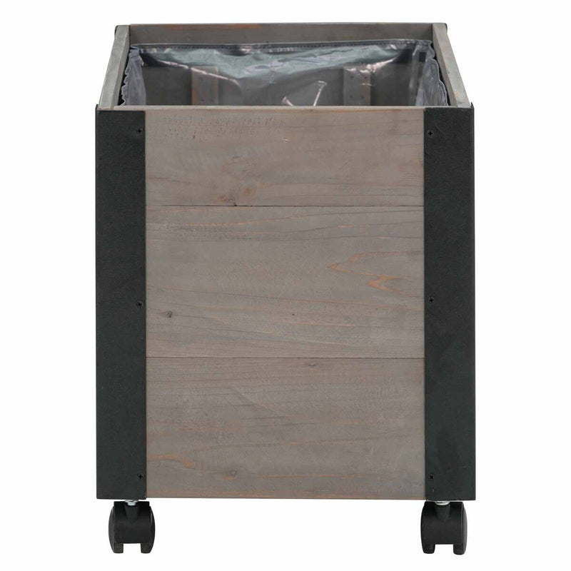 Grapevine 24N FSC Recycled Wood Planter with Casters