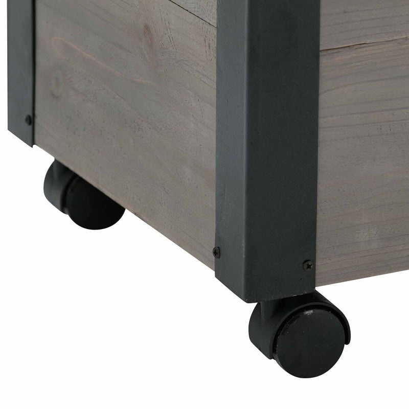 Grapevine 36IN FSC Recycled Wood Planter with Casters