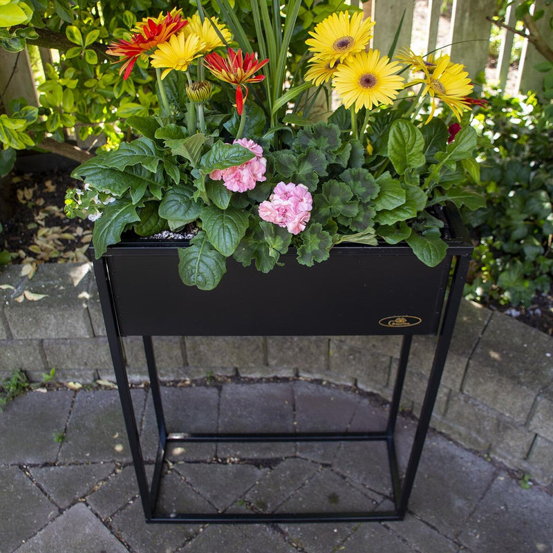 Grapevine Floor Planter With Self-Watering Feature, Rectangular