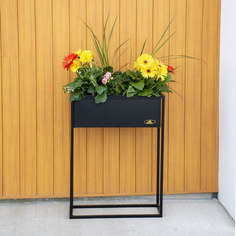 Grapevine Floor Planter With Self-Watering Feature, Rectangular