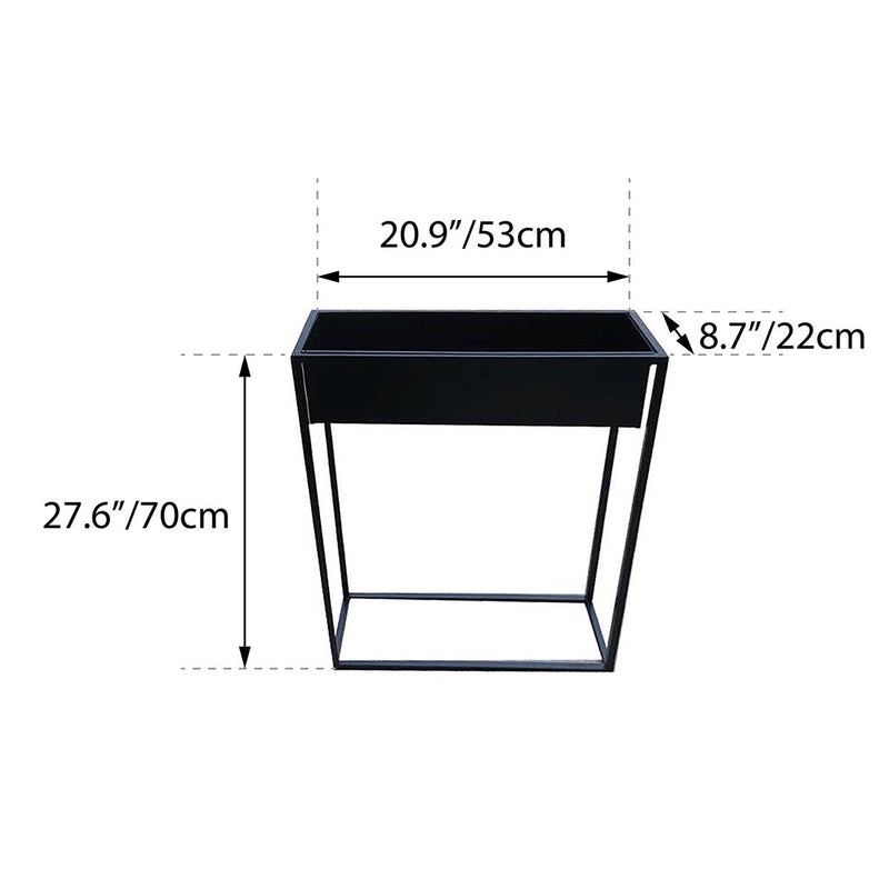 Grapevine Floor Planter With Self-Watering Feature, Rectangular