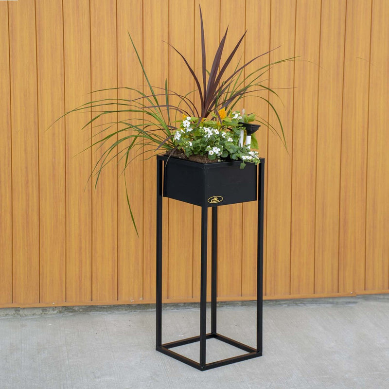 Grapevine Floor Planter With Self-Watering Feature, Square