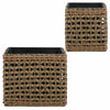 Grapevine Nesting Polyrattan Planter, Square, 2-Pack