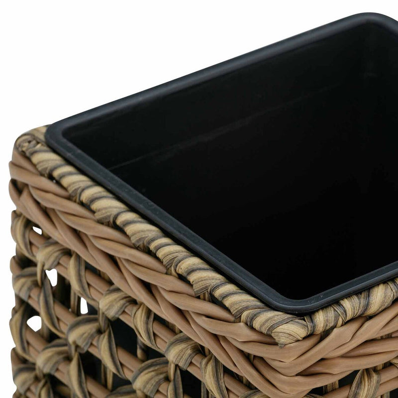 Grapevine Nesting Polyrattan Planter, Square, 2-Pack