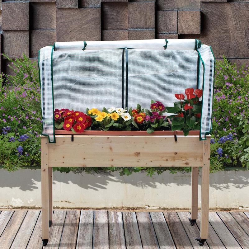 Grapevine Raised Planter Greenhouse