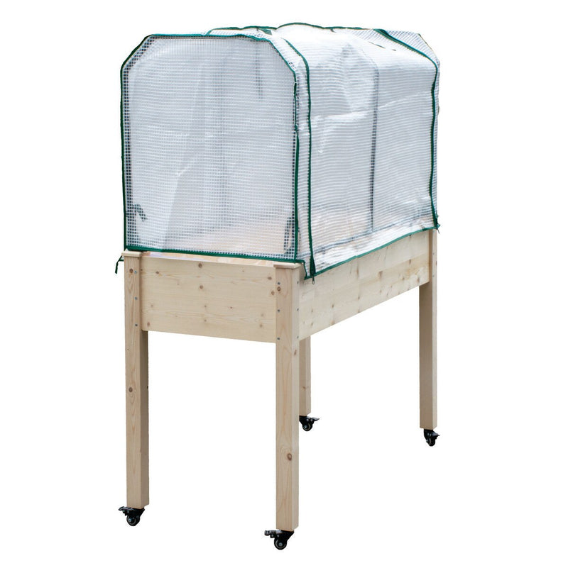 Grapevine Raised Planter Greenhouse