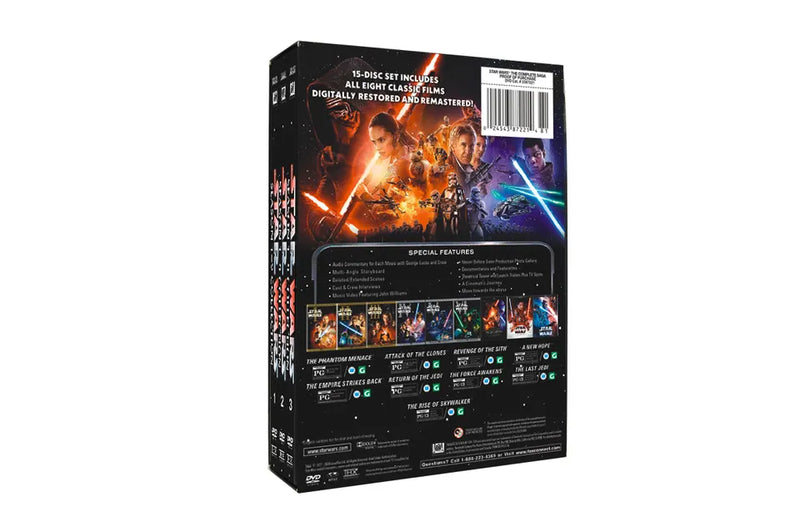 Star Wars Saga Season 1-9 DVD Collection (English only)