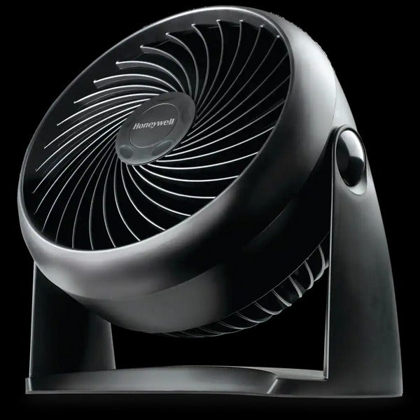 Honeywell TurboForce Tilt-Head Portable Air Circulator Table/Desk Fan, 3-Speed, Black, 7-in