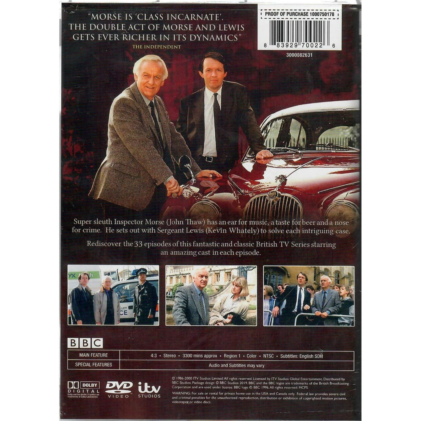 Inspector Morse: The Complete Series (Box Set) [DVD]