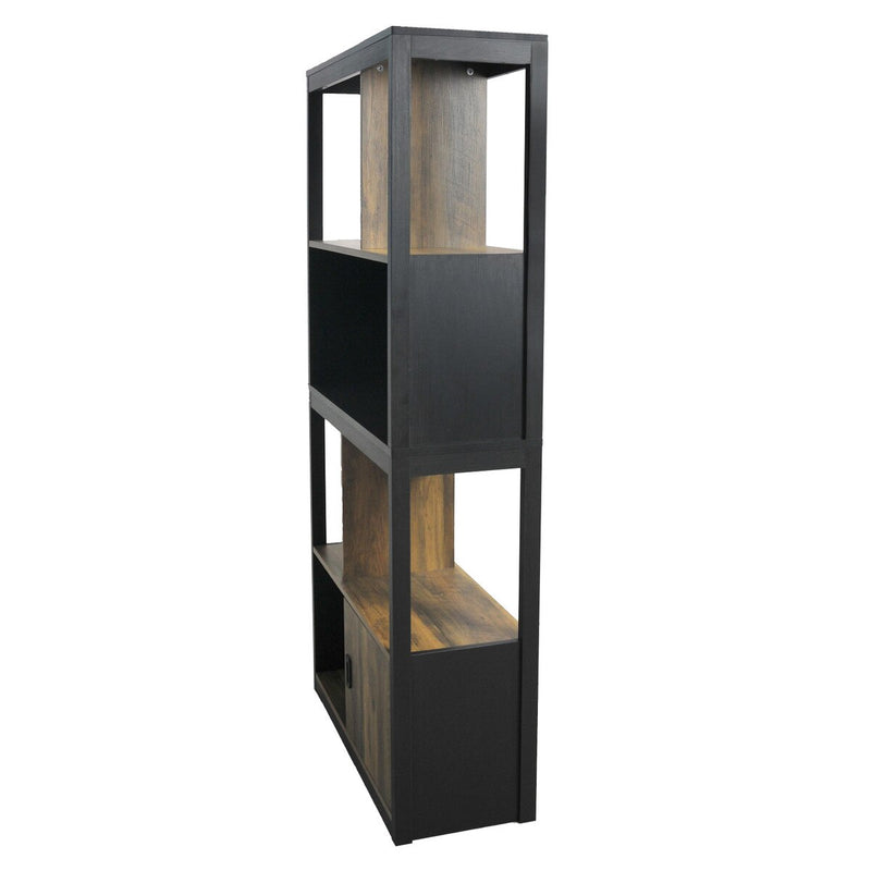 JR Home Collection Walter Bookshelf with Cupboard