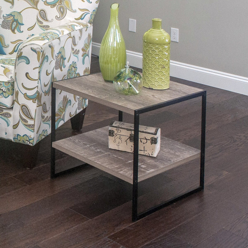 JR Home Collection Industrial Look Side Table