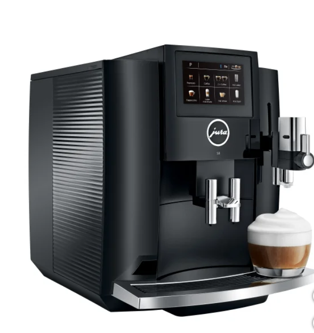 JURA S8 Automatic Coffee Machine, Piano Black