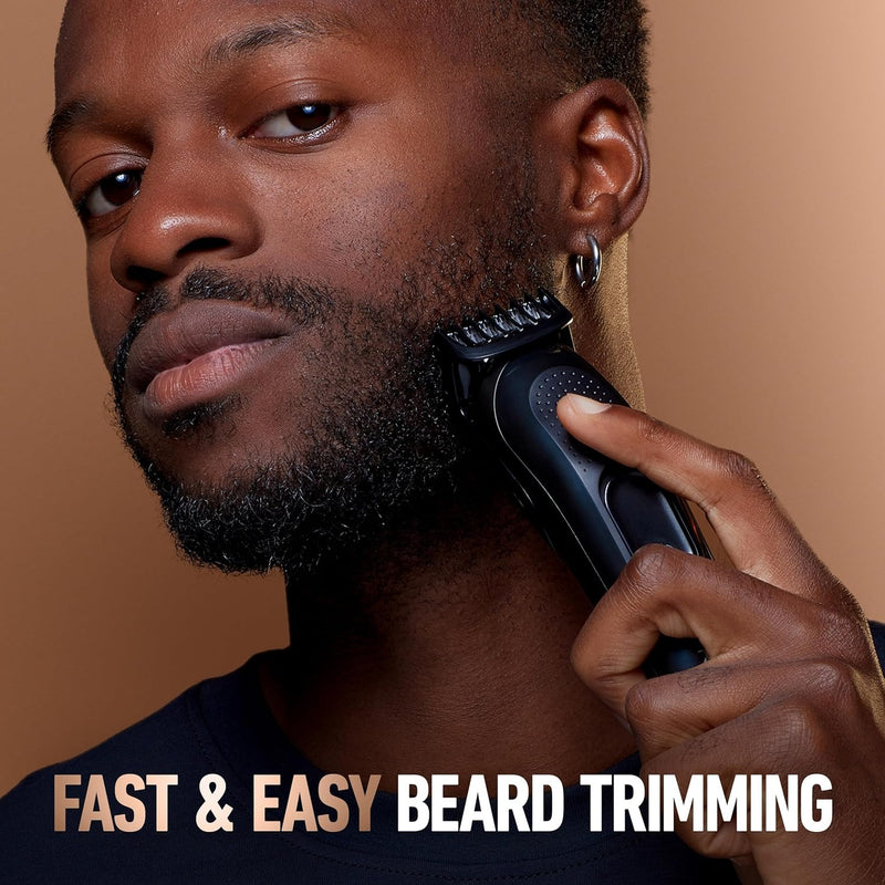 King C. Gillette Beard Trimmer Full Kit with 40 beard length settings and Washable Lifetime Sharp