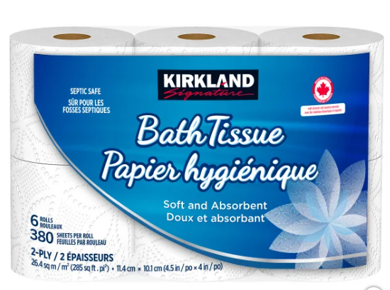 Kirkland Signature 2-ply Bath Tissue, 30-pack