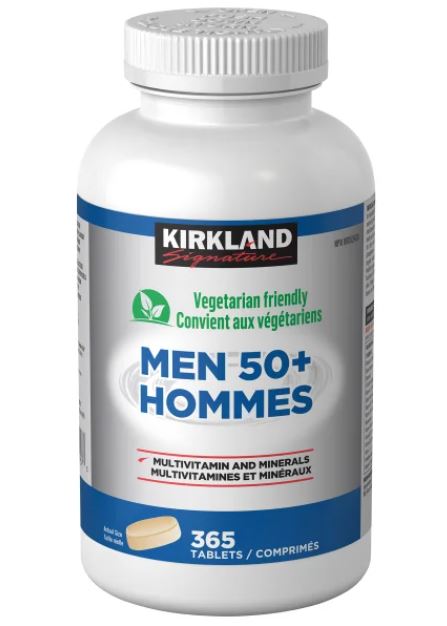 Kirkland Signature Men 50+ Multivitamin, 365 Tablets