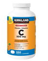 Kirkland Signature Vitamin C 500MG, 500 Chewable Tablets