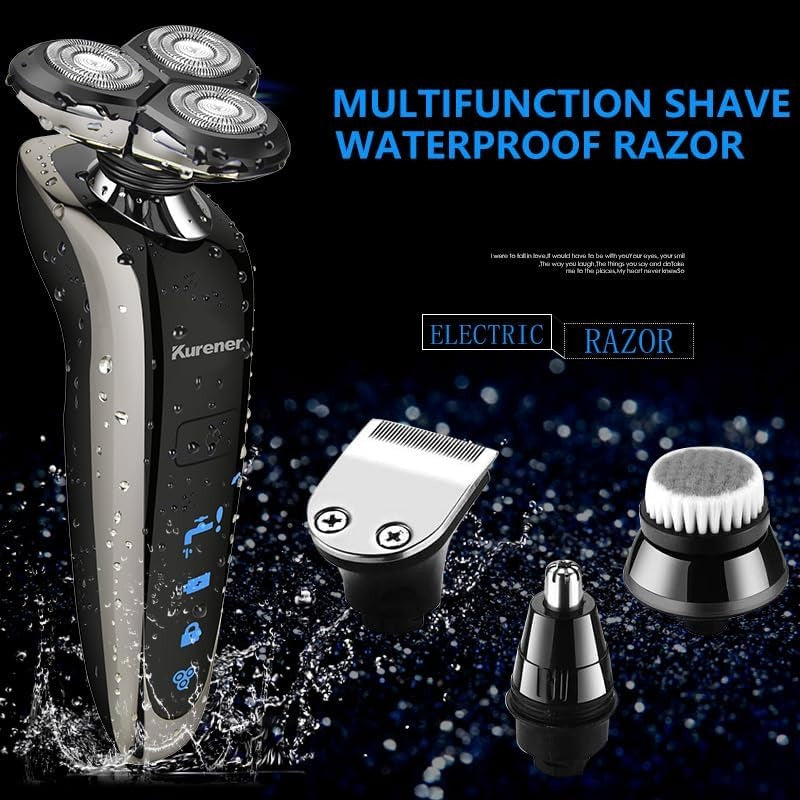 Kurener Electric Shaver Razor Beard Trimmer