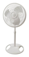 Lasko Tilt-Head Oscillating Pedestal/Stand Fan, 3-Speed, White, 16-in