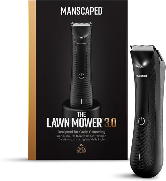 MANSCAPED® Electric Groin Hair Trimmer, The Lawn Mower® 3.0, Replaceable Ceramic Blade Heads