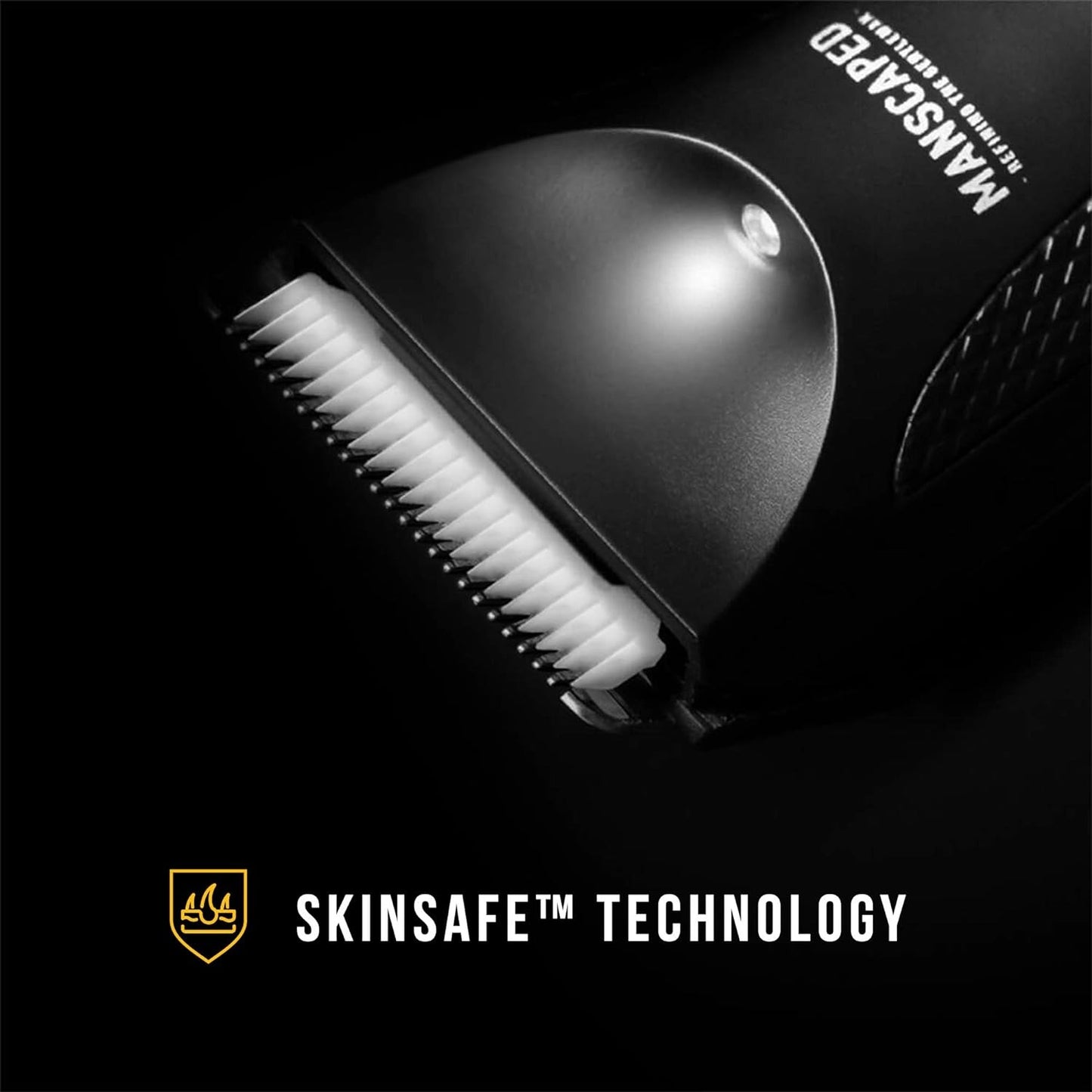 MANSCAPED® Electric Groin Hair Trimmer, The Lawn Mower® 3.0, Replaceable Ceramic Blade Heads