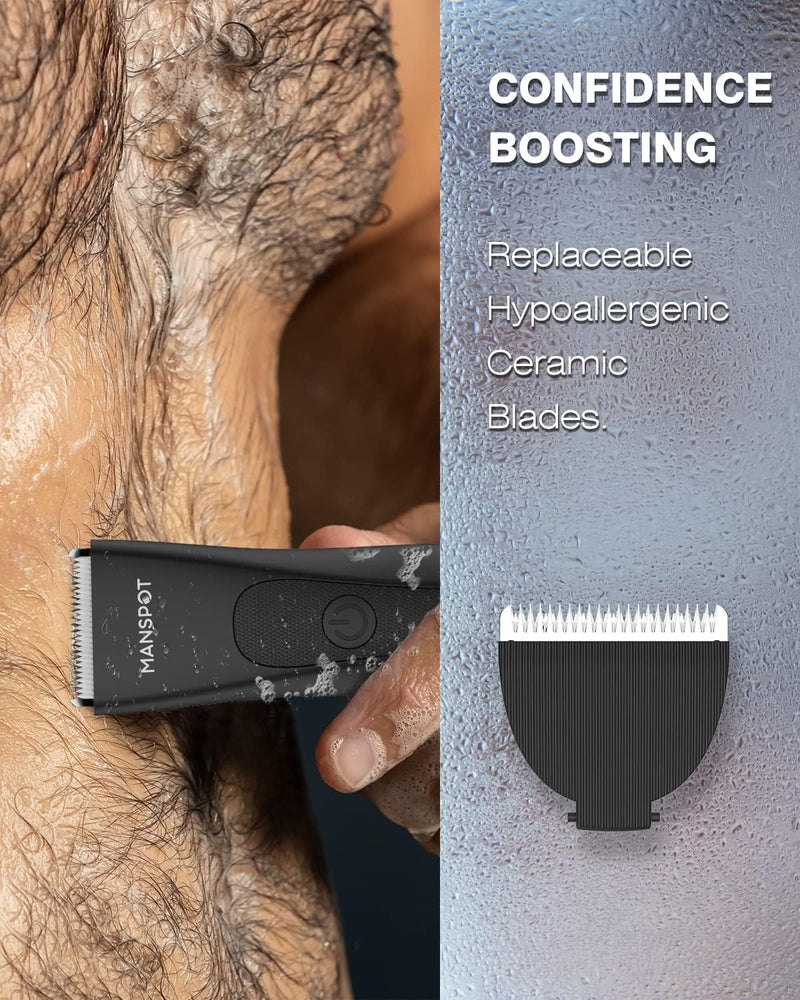 MANSPOT Groin Hair Trimmer for Men