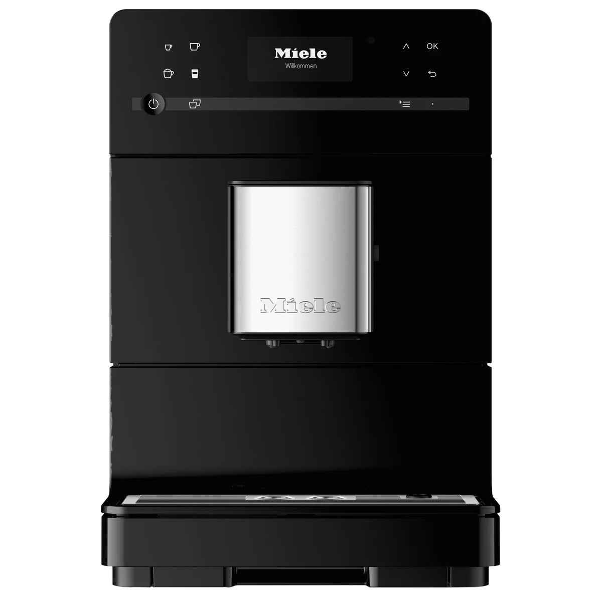Miele CM5310 Silence Countertop Coffee Machine, Obsidian Black