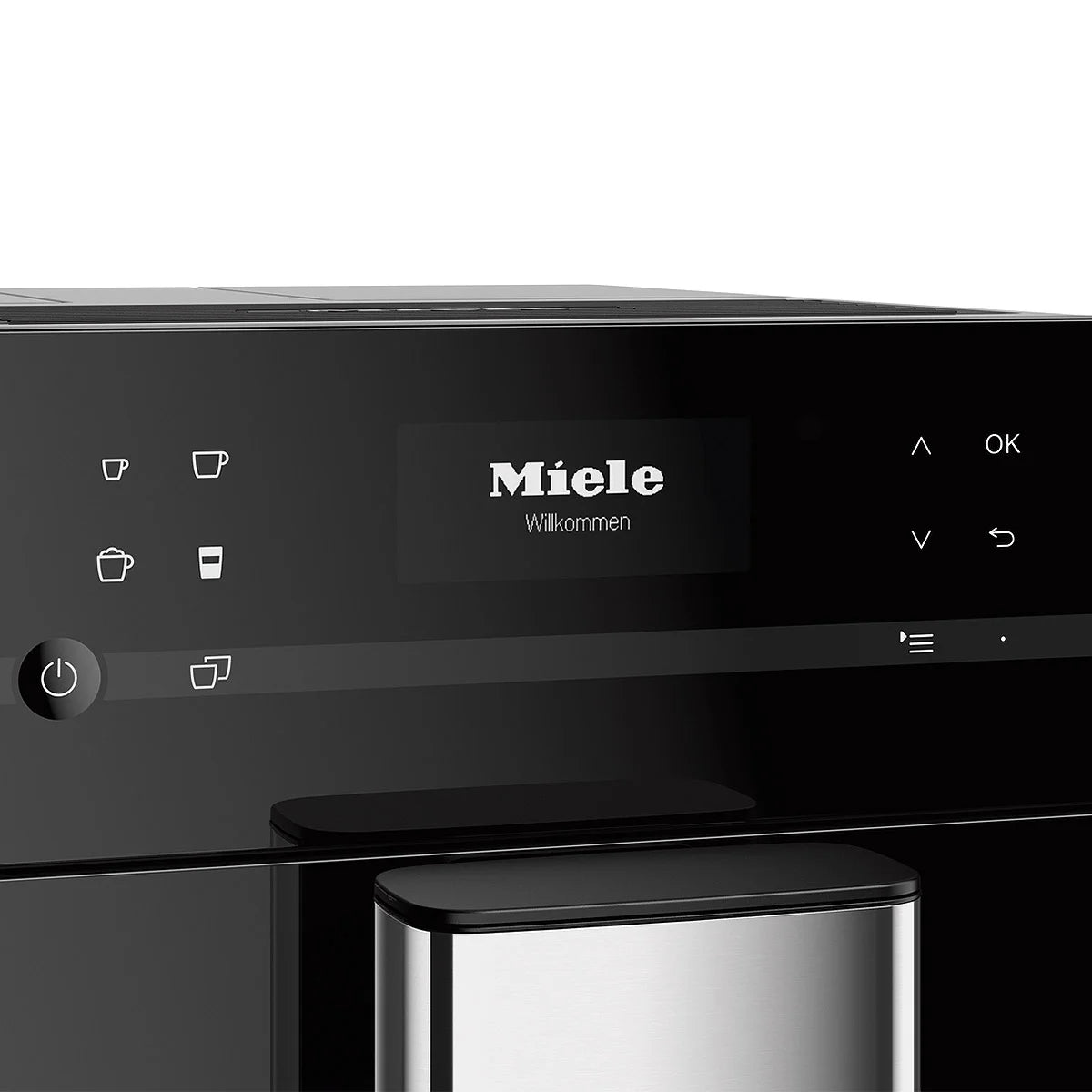 Miele CM5310 Silence Countertop Coffee Machine, Obsidian Black