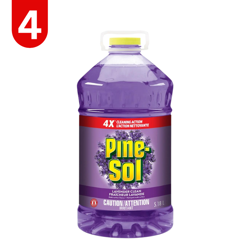 Pine-Sol Multi-Surface Cleaner and Deodorizer, Lavender Clean, 5.18 L