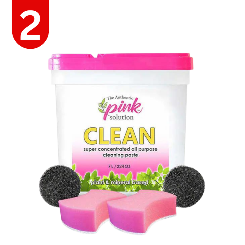 Pink Solution Clean All Purpose Cleaning Kit, 7 L