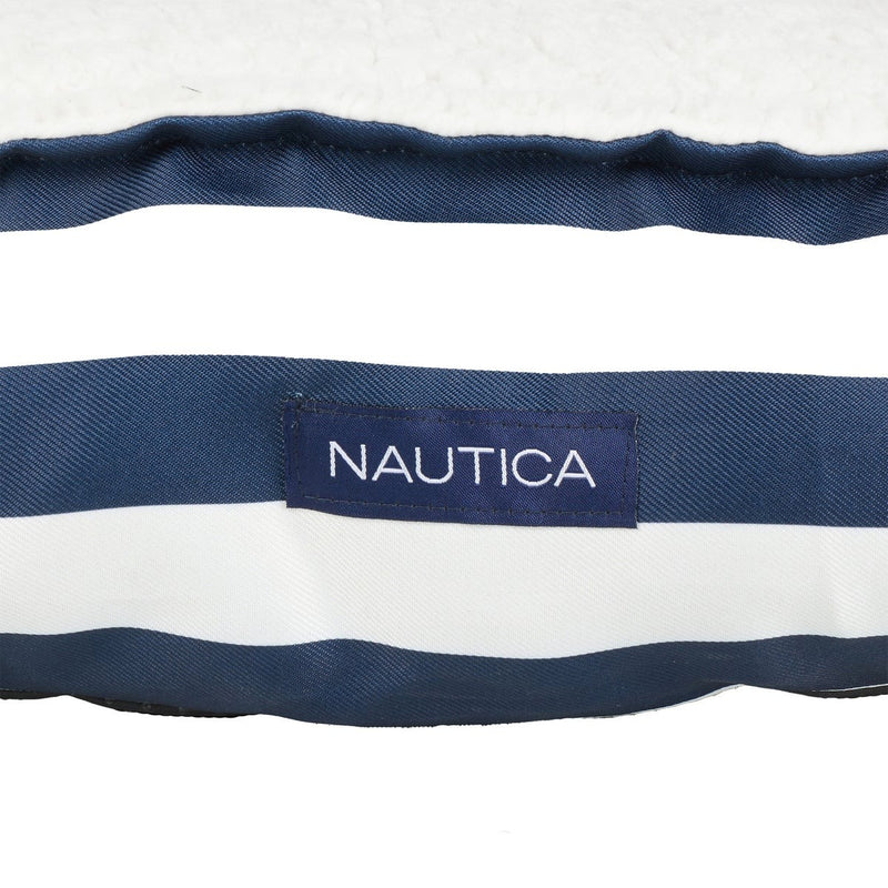 Nautica Twill and Sherpa Cushion Pet Bed - Large