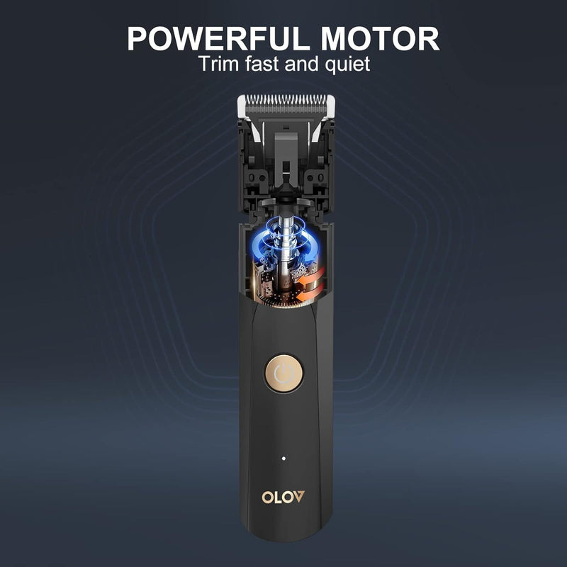 OLOV Electric Groin Hair Trimmer - Ball Trimmer for Men - Nose Hair Trimmer