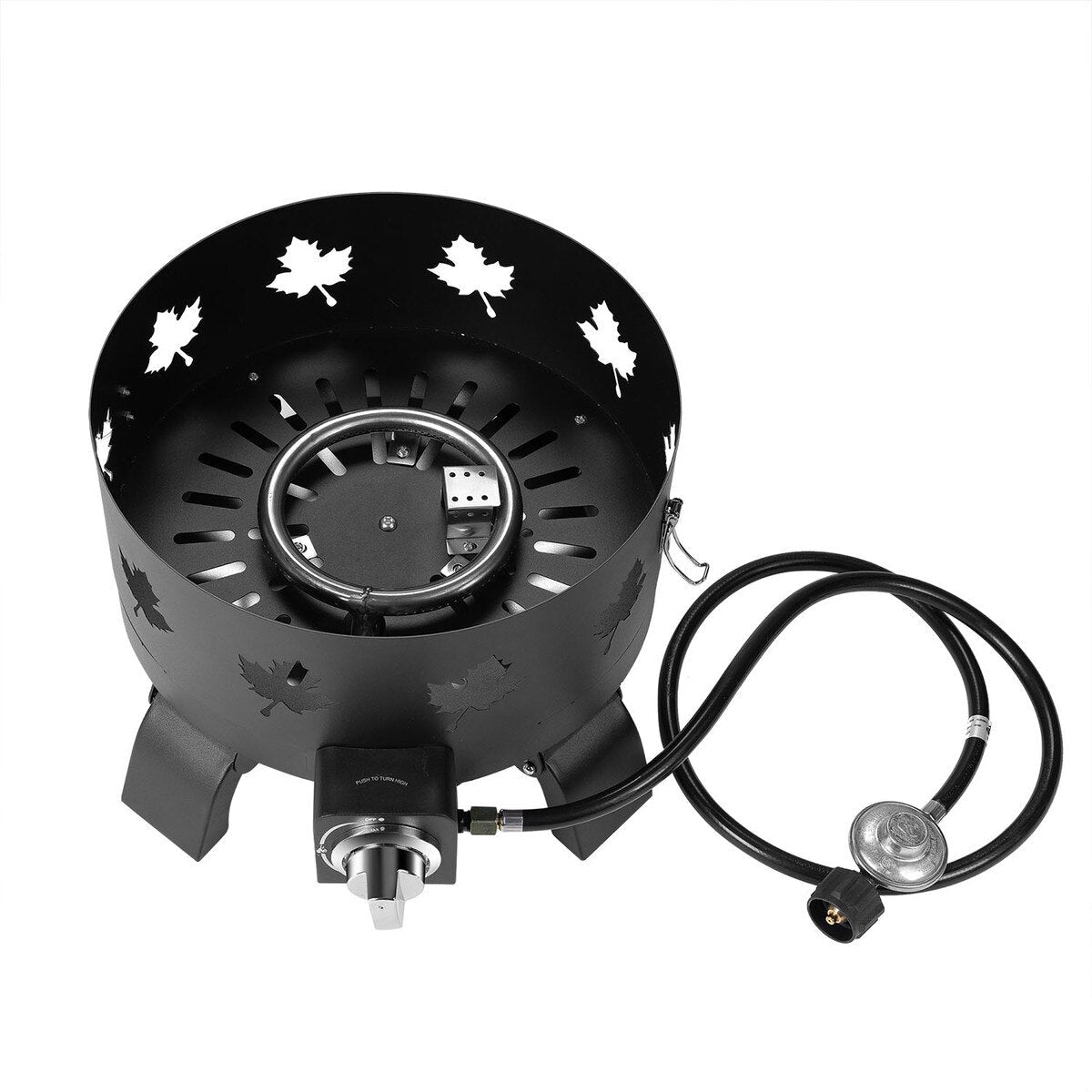 Paramount Campfire Portable Gas Fire Pit, Maple Leaf