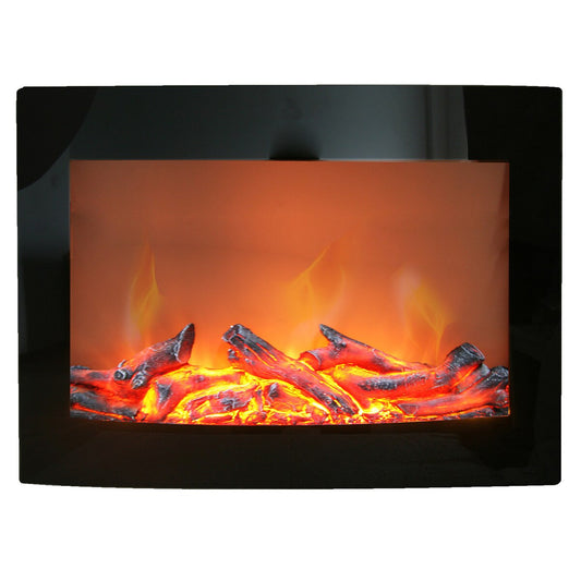 Paramount Daniel Curved Electric Fireplace, 24IN